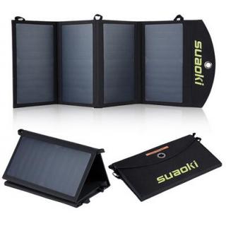 Suaoki 25W Solar Panels Portable Folding Foldable Waterproof