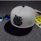 new Korean alphabet embroidery flat caps Street tide hip hop hat autumn and winter cotton fashion snapback cap